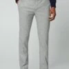 Hackett London Broken Twill Trs - Broek - Light Grey -Modekleding Winkel 04040c00dbbb45bfb98f03f21726dae3