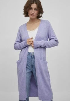 Vila Viril Long Cardigan - Vest - Sweet Lavender -Modekleding Winkel 0461c2f76a344ff59c27726778a76a92