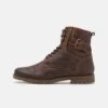 Pier One Leather - Veterboots - Brown -Modekleding Winkel 051eef69b5e047c99ad3e4eb398dd6bf