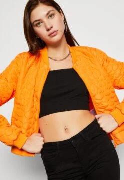 Noisy May Nmvivi- Bomberjacks - Vibrant Orange -Modekleding Winkel 05469f1b49dc46118323447dff14832d