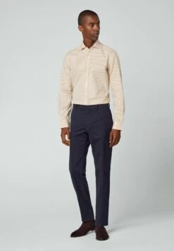 Hackett London Essential Bengal Stripe - Overhemd - White Yelow -Modekleding Winkel 09e90afba3ba45d5a4cc16ec9f7a1993