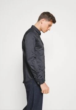 Pier One Overhemd -Blue Grey -Modekleding Winkel 0cd407578f95494186af124479c82f9b