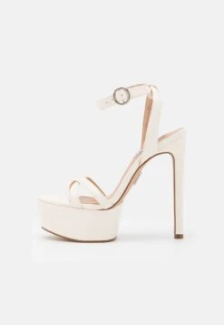 Steve Madden Marciana - Sandalen Met Hoge Hak - White