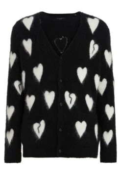 AllSaints Amore - Vest - Black/White -Modekleding Winkel 11f8947207b54c10be9aa6d2e6b1cdc9