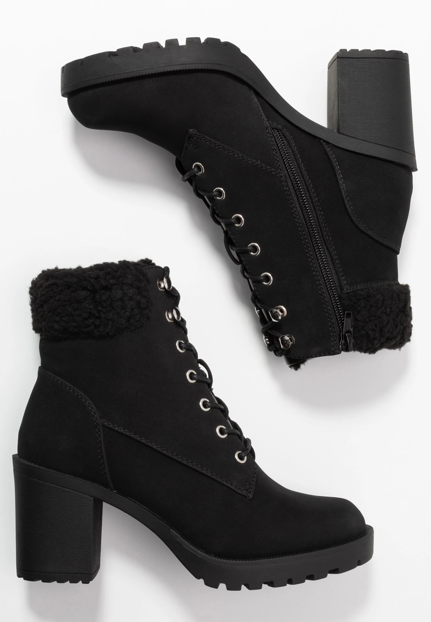 Anna Field Winter Boot - Enkellaarsjes Met Plateauzool - Black 6 Anna Field Winter Boot - Enkellaarsjes Met Plateauzool - Black - Afbeelding 4