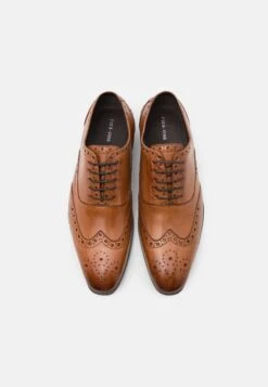 Pier One Leather - Veterschoenen - Cognac -Modekleding Winkel 15f1d142a8814a208bbc0e7f2bb30aed