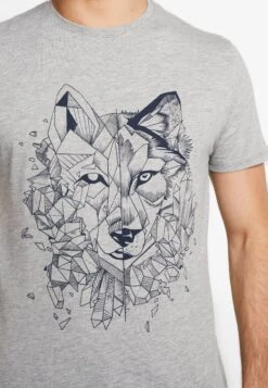 Pier One T-Shirt Print - Mottled Grey -Modekleding Winkel 19bac3e87c214150932db03a2c67e58e