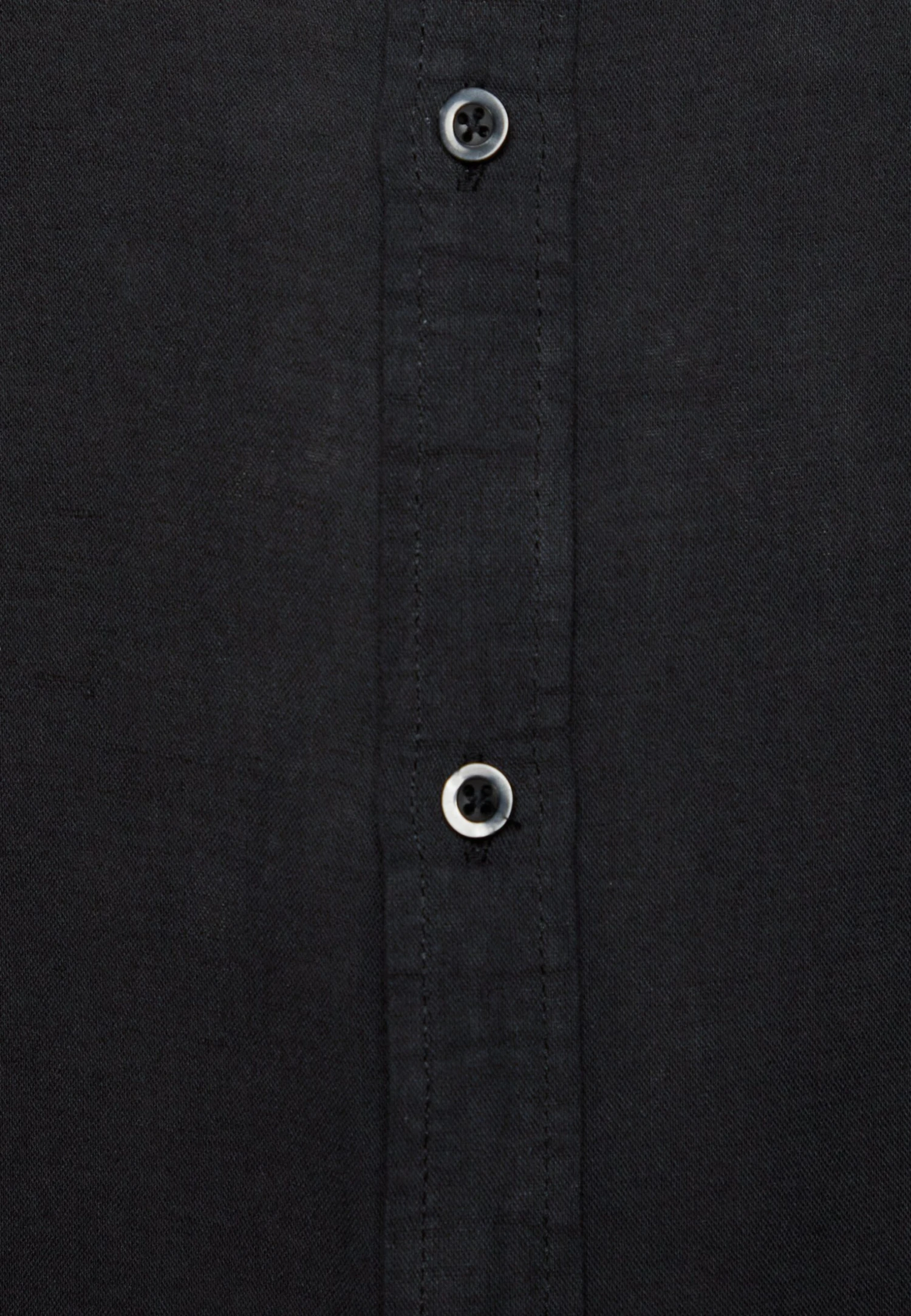 Pier One Linen Mix 2 Pack - Overhemd - Black/Olive 7 Pier One Linen Mix 2 Pack - Overhemd - Black/Olive - Afbeelding 5