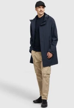 Khujo York - Regenjas - Dunkelblau -Modekleding Winkel 229ad27656d04cdbbce4472a8104c5ef