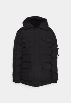 SikSilk Parka Coat - Winterjas - Black -Modekleding Winkel 2416e1cad17447e1a28f630db1f00506