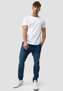 Indicode Jeans Fabrizio - Slim Fit Jeans - White Rinse -Modekleding Winkel 2537ac7d6edf42b39174c6f3b0cbd707