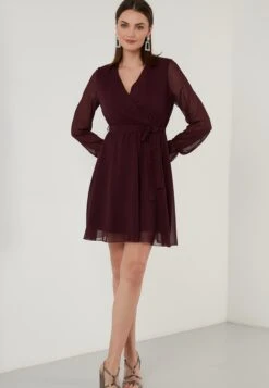 LELA Mini- Jurk - Purple -Modekleding Winkel 2d2be7c237b347efb93fdd5239fe904c