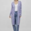 Vila Viril Long Cardigan - Vest - Sweet Lavender