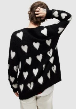 AllSaints Amore - Vest - Black/White -Modekleding Winkel 2fa9a24e7ffa4ac38a2bb2a46e1d29b4