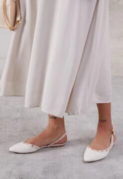 Even&Odd Slingback Ballerina´S - White -Modekleding Winkel 32231115bbda438599ed57aa298e566f