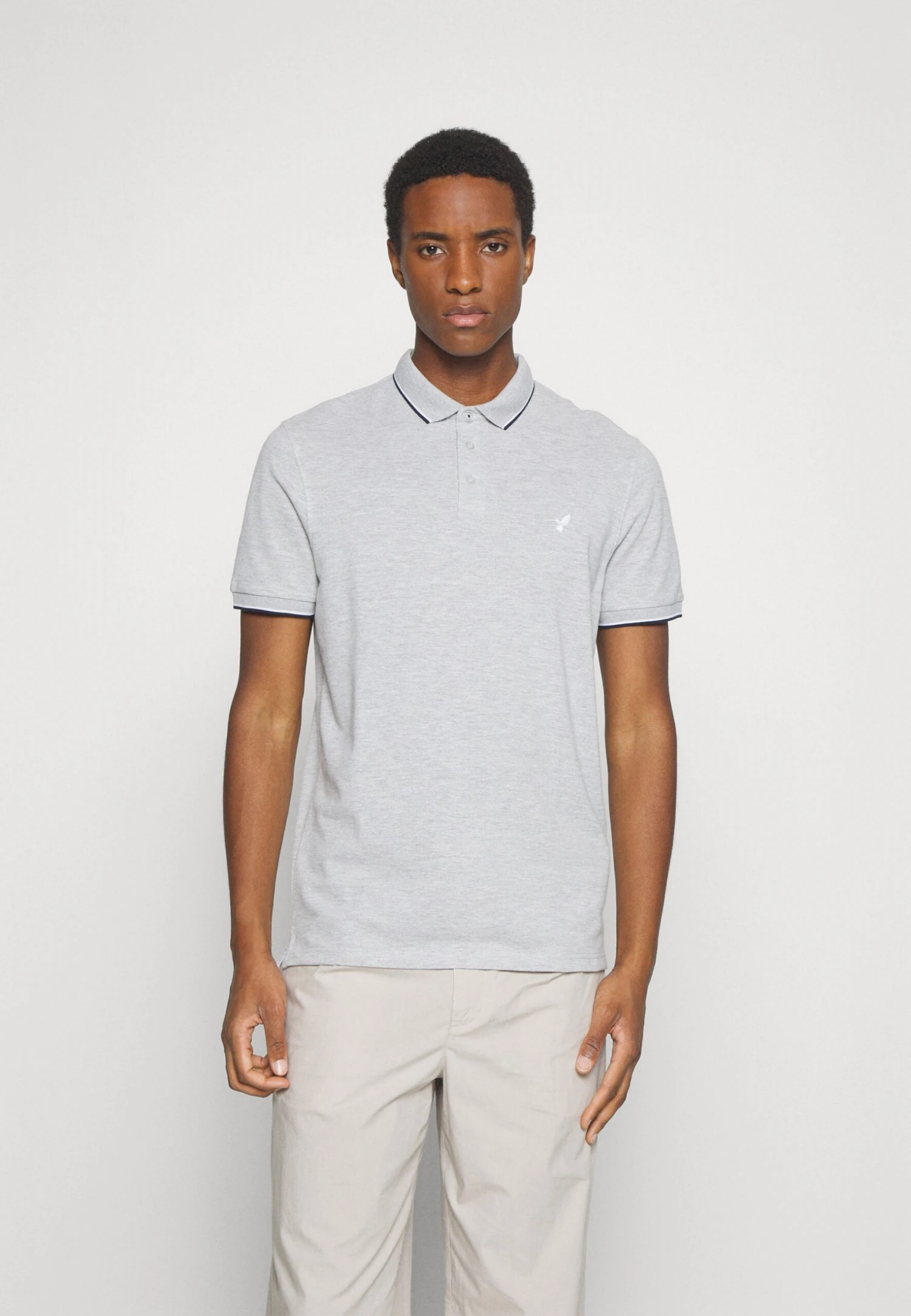 Pier One 2 Pack - Poloshirt - Light Grey/Dark Blue 4 Pier One 2 Pack - Poloshirt - Light Grey/Dark Blue - Afbeelding 2