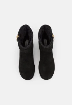 Anna Field Leather Winter Boot - Korte Laarzen - Black -Modekleding Winkel 36664eb5700b498c875be51d8d6ea516