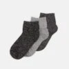 Anna Field Lurex Socks 3 Pack - Sokken - Grey/Black -Modekleding Winkel 3a9a8570f02344c6a4aefc39406ada84