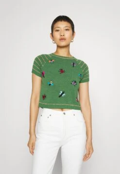 MAX & Co. Collier - T-Shirt Print - Green