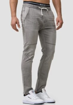 Indicode Jeans Fabrizio - Slim Fit Jeans - Vintage Grey -Modekleding Winkel 40c2b8c101aa432b9eaf17eaee4c384d