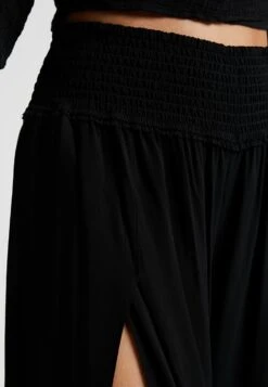 Seafolly Beach Basics Shirred Waist Wrap Pant - Strandaccessoire - Black -Modekleding Winkel 417cfe5049a84c6f9d3621c4c69707b6