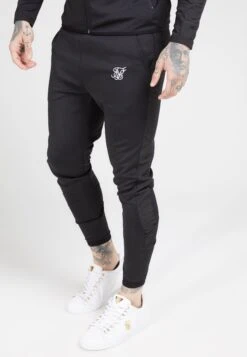 SikSilk Creased Pants - Trainingsbroek - Black -Modekleding Winkel 425be79de754423abedec1576aee96ac