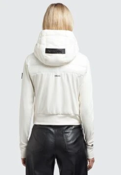 Khujo Dalis Shiny - Jas - Cremeweiß -Modekleding Winkel 4348a1c556f9409bb90dd760c449f0c8