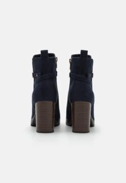 Anna Field Enkellaarsjes Met Plateauzool - Dark Blue -Modekleding Winkel 47a9b861b55c496aad57a244d252004e