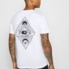 YOURTURN Eye Moon Tee Unisex - T-Shirt Print - White -Modekleding Winkel 4b668c097d3d4fdb8ab92e1243741d68