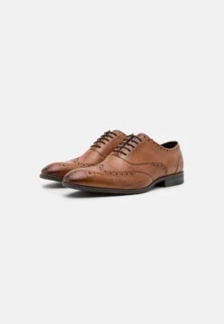 Pier One Leather - Veterschoenen - Cognac -Modekleding Winkel 4c9469cf432a46d98ecb056615505624