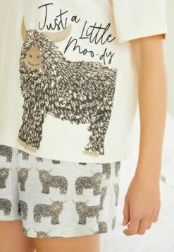 Next Hamish The Highland Cow Short Set Standard - Pyjama - Ecru -Modekleding Winkel 4ee1a2019ae84b0d901a10a49fb5f641