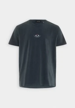 Kaotiko Washed Free Your Mind Unisex - T-Shirt Print - Navy -Modekleding Winkel 58d7d366f6484c3fbd91d3d5983695ba