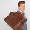 Pier One Unisex - Weekendtas - Dark Brown -Modekleding Winkel 591e5025778b4ff4b815d7467edf7e9e