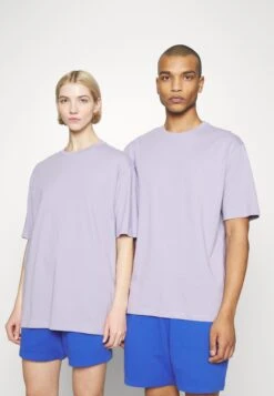 YOURTURN 3Pack Unisex - T-Shirt Basic - Light Green/Lilac/Light Brown -Modekleding Winkel 5de7d1e0790e43e4a061efccef62e869