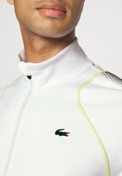 Lacoste Sport Tennis Jacket Med - Trainingsvest - Blanc Jaune -Modekleding Winkel 624c4eb3980949f2a252ed4de6c319a8