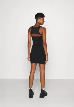 Even&Odd Basic Mini Ribbed Skirt - Kokerrok - Black -Modekleding Winkel 65cb68f6cbb74e00a56ec984a5b74be9