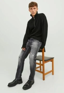 Jack & Jones Jjimike Jjoriginal Ge- Slim Fit Jeans - Grey Denim -Modekleding Winkel 6831e6d86f0041e19c5cb40a5af503f0
