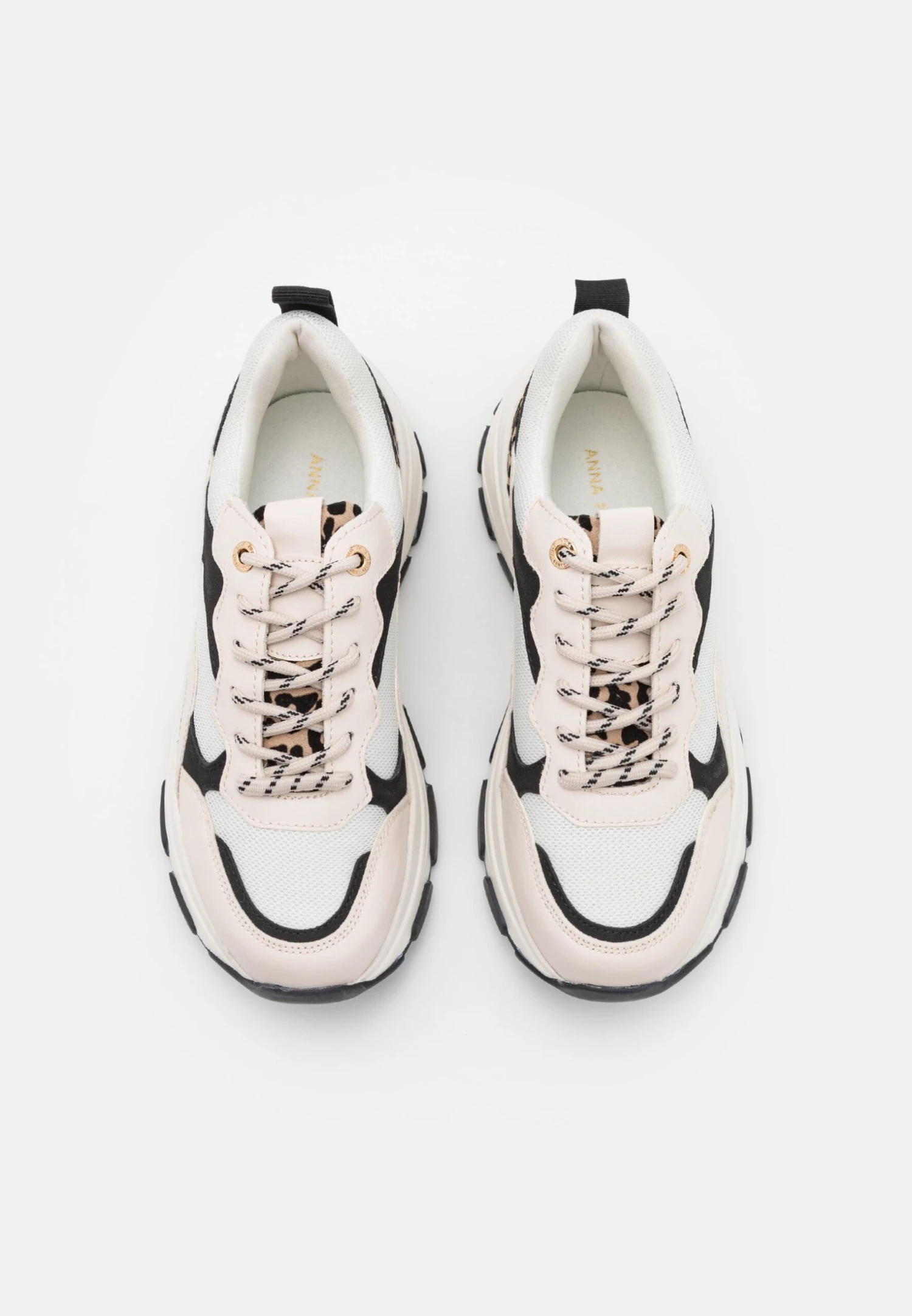 Anna Field Sneakers Laag - Black/Beige 8 Anna Field Sneakers Laag - Black/Beige - Afbeelding 6