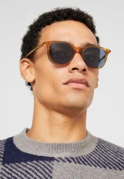 Mont Blanc Snowcap Round Acetate Sunglasses - Zonnebril - Yellow/Blue -Modekleding Winkel 6982263330db43078d728ebdc1eedc9b