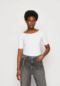 Anna Field T-Shirt Print - Dark Yellow/White -Modekleding Winkel 6b6a00b368df458aaf5c91a85226b3ba