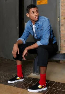 Vans Classic Slip-On- Instappers - Black/True White -Modekleding Winkel 6ea76d1182cb49fdbe36523e29b18d20