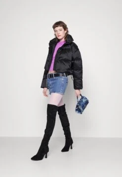 Calvin Klein Shine Puffer Down Coat - Gewatteerde Jas - Black -Modekleding Winkel 710a19860e0d48228b7ca643c12be496