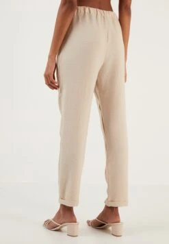 LELA Slim Fit - Broek - Stone -Modekleding Winkel 768a4bd8c79f4f1596c10fdc2f212d70