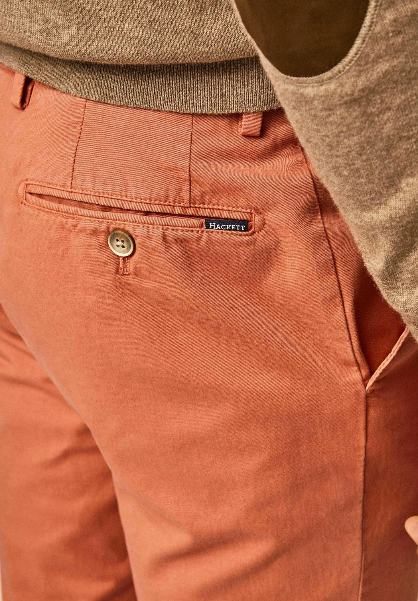 Hackett London Core Kensington - Chino - Orange 6 Hackett London Core Kensington - Chino - Orange - Afbeelding 4