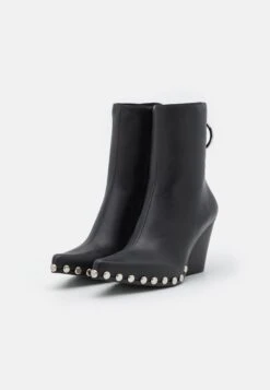 Jeffrey Campbell Walton - Cowboy-/Bikerlaarsjes - Black -Modekleding Winkel 777ea2f9550b482e95b02bf7f8453e19