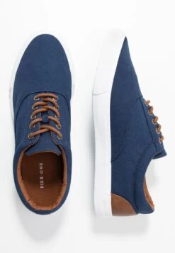 Pier One Sneakers Laag - Dark Blue -Modekleding Winkel 78639fcf811d48359ea82fad860c33fd