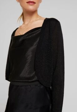 Kaffe Kaankra Bolero - Vest - Deep Black -Modekleding Winkel 7b7580409a8c44a79818799b4b274dca