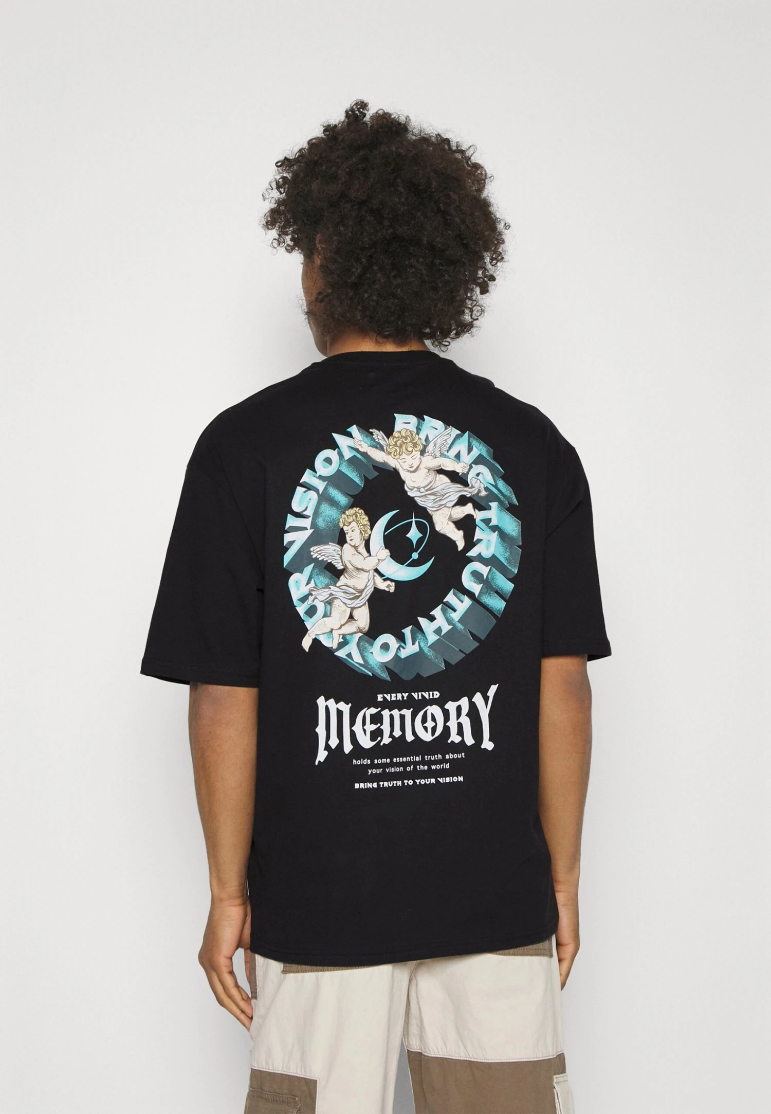 YOURTURN Unisex - T-Shirt Print - Black 5 YOURTURN Unisex - T-Shirt Print - Black - Afbeelding 3