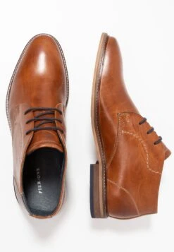 Pier One Leather - Veterschoenen - Cognac -Modekleding Winkel 82af0b9a8a6b4efe97c2d88e611b06e0