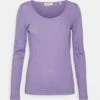 Marc O'Polo Deep Round Neck - Longsleeve - Sunbleached Purple -Modekleding Winkel 85ba2476748c40158371102e8ab3d606